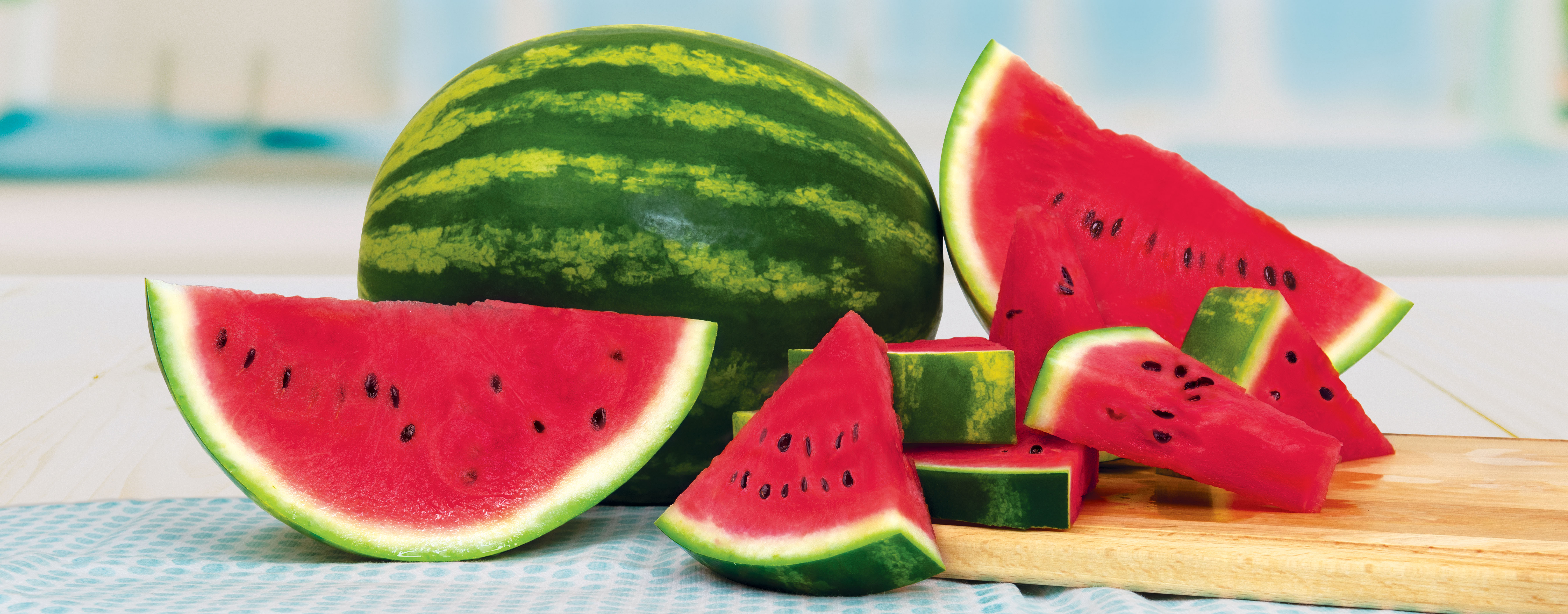 sliced watermelon