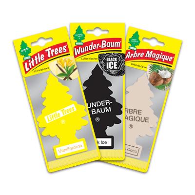 Air Freshener WUNDERBAUM VANILLA AND BLACK TREE HOUSE