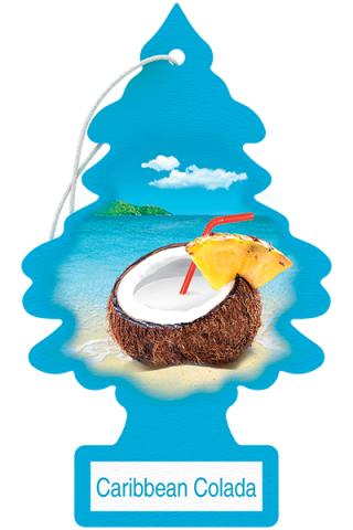 Little Trees Hanging Air Freshener, Caribbean Colada