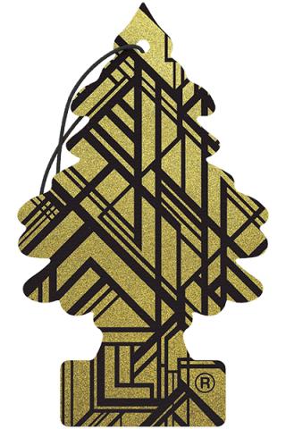 Little Trees Hanging Air Freshener, Gold, 3 Pack